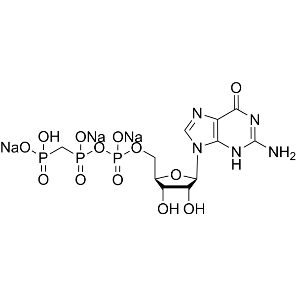 5′-Guanylyl methylenediphosphonate sodium (β,γ-Methylene-GTP sodium) 10470-57-2